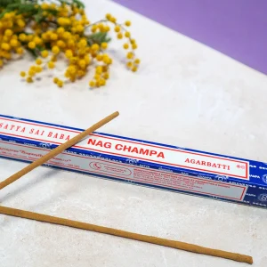 Encens Nag Champa Satya Sai Baba bâtonnets naturels parfumés ambiance zen