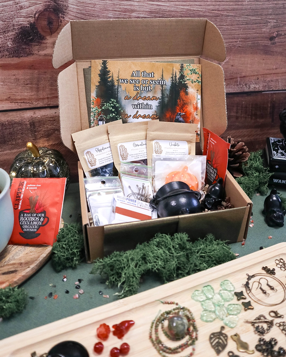 Box Halloween Samhain DIY bijoux en pierres naturelles – L'Instant Daydream